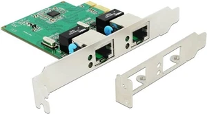 Delock PCIe Karte 2Xgigabit LAN LAN-Adapter 89999 - Afbeelding 1 van 1