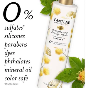 Pantene Nutrient Strengthening Damage Repair Shampoo with Castor Oil 9.6 oz - Picture 1 of 2
