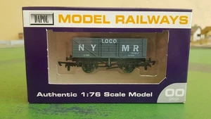 Dapol OO gauge NYMR 7-plank 12T loco coal wagon, 454491, grey, boxed - Picture 1 of 9