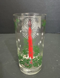 VTG Libbey Holly Berry Tumblers Glasses Set of 6 New Unused Christmas 12 Oz - Picture 1 of 5