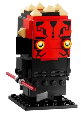 LEGO Star Wars Darth Maul Only Brickheadz From 40676 Phantom Menace - New - Image 1 of 2