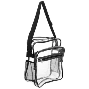 Bolso de Cosméticos Transparente Cartera Transparente Bolso de Aseo Bolso de Hombro Transparente - Imagen 1 de 12