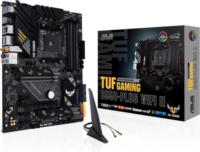 TUF Gaming B550-PLUS Wifi II Scheda Madre Gaming ATX, AMD B550, Socket AM4, DDR4 - Immagine 1 di 4