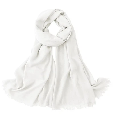 Extra Large Cotton Linen Shawl Wrap for Women, Elegant Scarf with UV Protecti... - Image 1 of 4