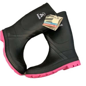 Kamik Youth Stomp Regenstiefel, anthrazit/magenta, 2 US Unisex kleines Kind neu - Bild 1 von 4