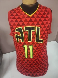 Trae Young #11 Atlanta Hawks NBA Red Medium Stitched Basketball Jersey - Picture 1 of 6