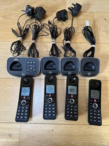 BT Advanced Quad 4 Digital Cordless Phones Nuisance Call Blocker Answer Machine - Zdjęcie 1 z 18