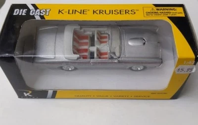 K-Line K94103-101DC 1:43 Silver 1966 Pontiac GTO Convertible Car Die-Cast - Image 1 of 2