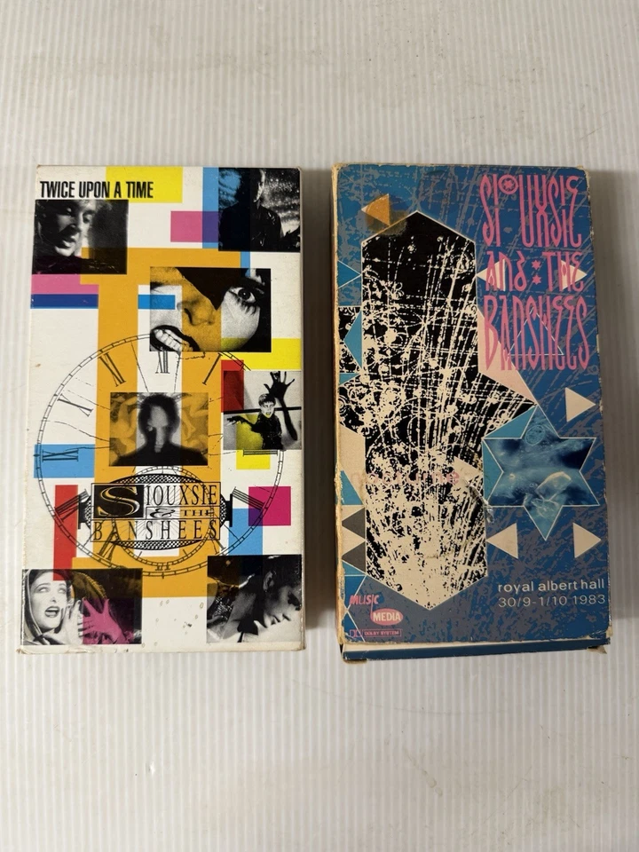 Siouxsie and the Banshees VHS Lot Rare Music Nocturne Twice Upon A Time - Image 1 of 4