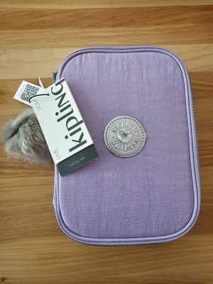Kipling 100 Canetas Estojo Lápis Lavanda Nupcial NOVO COM ETIQUETAS - Imagem 1 de 4