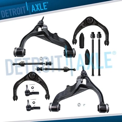4x4 Front Upper Lower Control Arm Tie Rods Sway Bars for 2006 2007 2008 Ram 1500 - Image 1 of 4