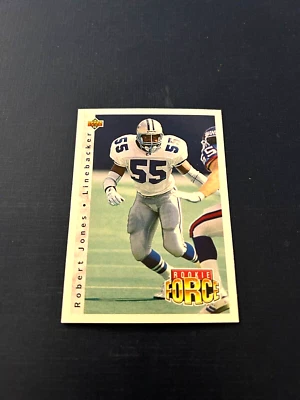 1992 Upper Deck Football Robert Jones Rookie Card #414 Set Break NM - Image 1 of 2