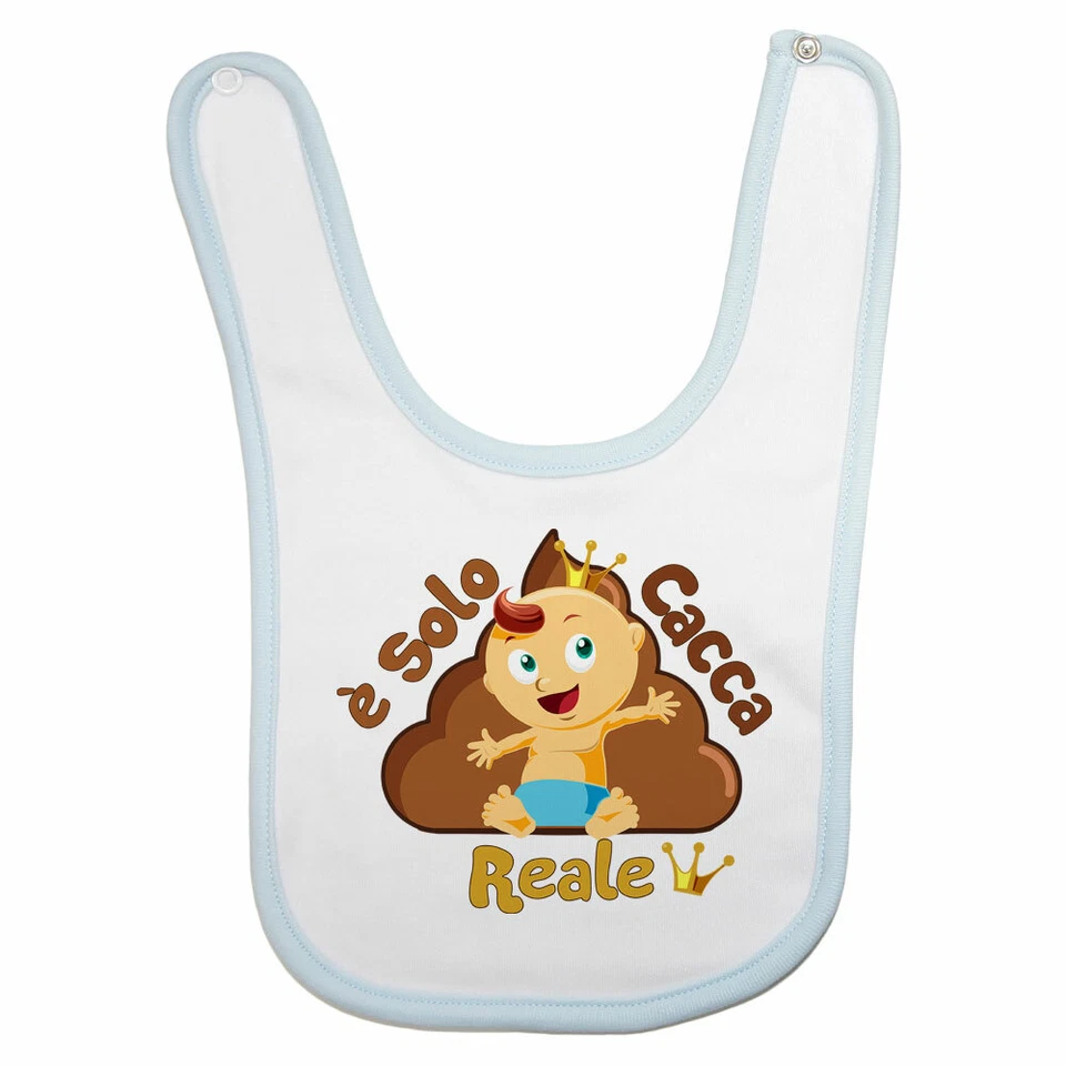 Bavaglino neonato è solo cacca reale - Immagine 1 di 1