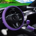 Auto Accessories Steering Wheel Cover Universal Black/Pink/Blue Brand New