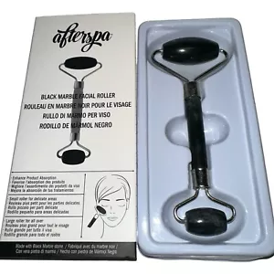 AFTERSPA Black Marble Facial Roller Dual-Ended (Large/Small) NEW - Picture 1 of 2