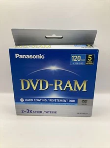 Panasonic LM-AF120LU5 DVD Ram Disc 5 PACK - *New Open Box And Plastic* - Picture 1 of 2