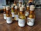 Flacons pharmacie anciens, lot de 10.cabinet de curiosité déco.
