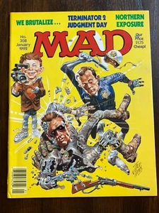 MAD Magazine #308 - JANUARY 1992 - LN - Picture 1 of 2