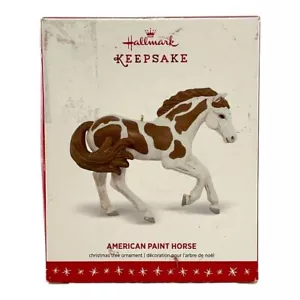 Hallmark 2016 American Paint Pferd Weihnachtsschmuck Andenken - Bild 1 von 15