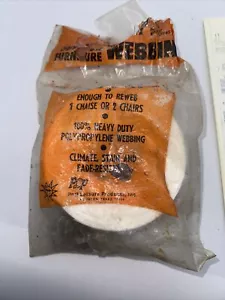 Kit Retraccia Sedia Prato Vintage Sedia Tessuto RE-WEB 73 piedi Perl Tempo Libero - Foto 1 di 6