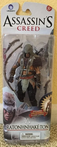BRAND NEW McFarlane Assassins Creed III RATONHNHAKE:TON Connor Action Figure Cover