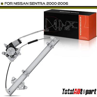 Regulador de ventana con motor pasajero delantero derecho para Nissan Sentra 2000 2001-2006 Foto 1 de 4