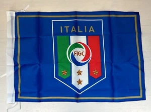 4800/217 ITALIA 4 STELLE BANDIERA 52X75 NAZIONALE AZZURRI FIGC - Imagen 1 de 1