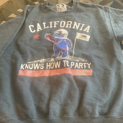 Riot Society Space Bear - Medium - 50% POLY 50% COTTON Sweatshirt - Image 1 of 3