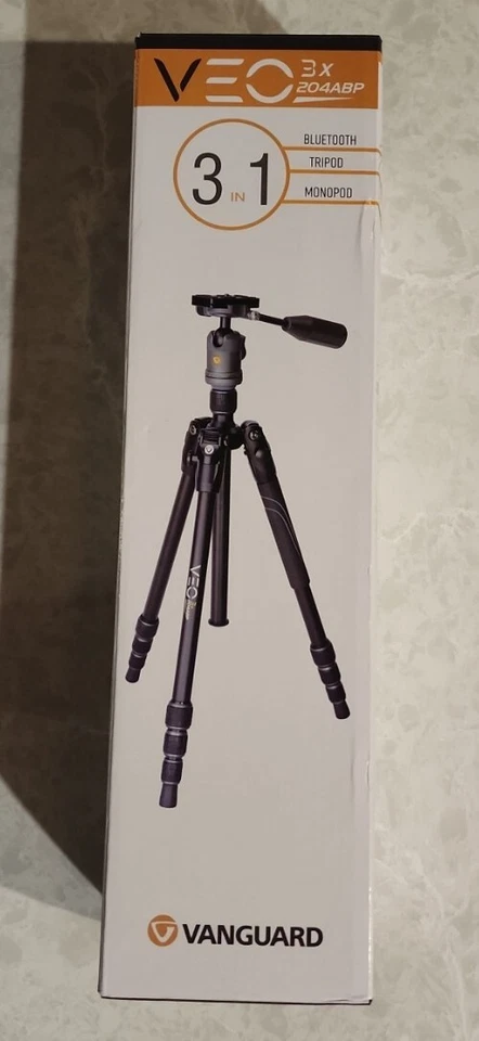 Vanguard Veo3X Lightweight Compact Travel Kit with 4-in-1 Aluminum : VEO3X204ABP - Image 1 of 1