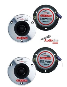 4 Pcs 4 Ohm 350W Max Titanium Super Bullet Tweeters Audiopipe 350 Watts (2 pair) - Picture 1 of 3