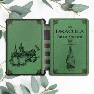 Dracula Vintage Green Book Case For All-new Kindle 10th Gen Kindle Paperwhite - Picture 1 of 3