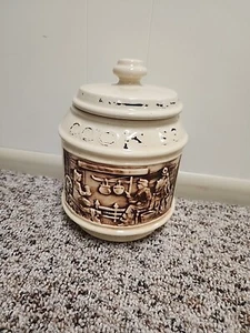 Vintage McCoy Covered Wagon Cookie Jar Frontier Family Ranch Homestead Western - Picture 1 of 7