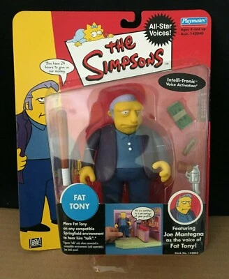 Figura Playmates Serie 1 2002 Los Simpson Fat Tony nueva en paquete Foto 1 de 2