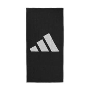 Adidas 3 Bar kleines Handtuch Unisex Schwimm Sport Baumwolle Handtuch 50x100cm IU1290 - Bild 1 von 6