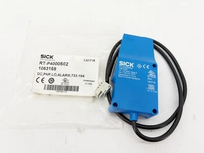 New Sick RT-P4000S02 Photoelectric Proximity Sensor 1063169 10-30VDC 100mA - Image 1 of 4