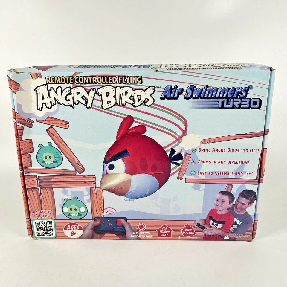 Air Swimmers TURBO Remote Controlled Flying Angry Birds *Open Box* - Image 1 of 4