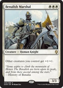 MTG - BENALISH MARSHAL - Dominaria (R) - Picture 1 of 1