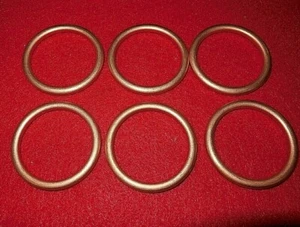 (6) Exhaust Gaskets gasket set Honda 79-81 CBX  - Picture 1 of 1