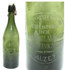 Alte Bierflasche Kleinknecht Alzey Bierkrug Krug Flasche Brauerei Bügelflasche