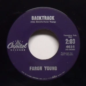 Faron Young - Backtrack - 1961 Country 45 - Picture 1 of 2