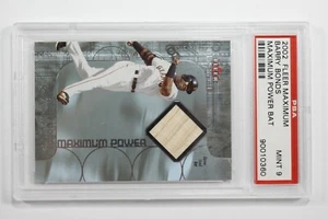 2002 Fleer Maximum Power Bat Barry Bonds PSA 9 Mint Game Used - Picture 1 of 2