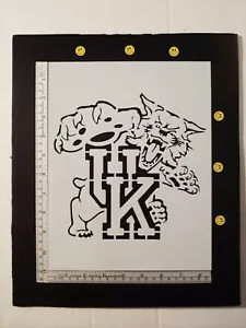 Wildcats UK University Kentucky 8.5" x 11" Custom Stencil FAST FREE SHIPPING - Picture 1 of 2