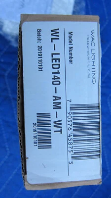 LED WAC 5 "Horizontal Ledge Step/Wall 277VAC 2.5W âmbar WL-LED140-AM-WT - Imagem 1 de 3