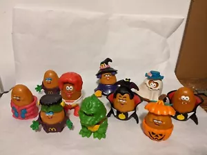 10 Vintage McDonald's Happy Meal Nugget Buddies - 5 Complete Halloween Figures - Picture 1 of 13