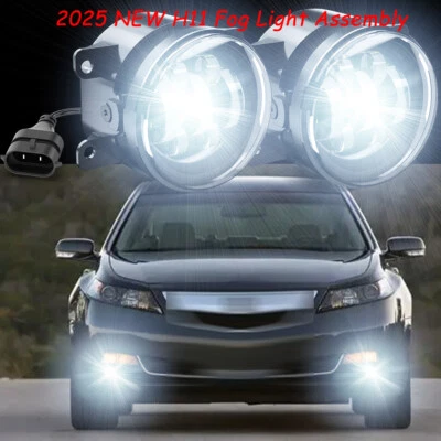Clear Front Bumper Fog Light Driving Lamp Pair For ACURA TL 2012-2014 — 第 1/4 张图片