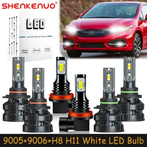 Faro antiniebla de haz alto bajo 6X blanco para Honda Civic 2006-2014 Z8 - Imagen 1 de 21