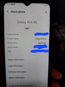 Samsung Galaxy A14 5G 64 GB 4 GB di RAM nero Boost Mobile - Foto 1 di 5