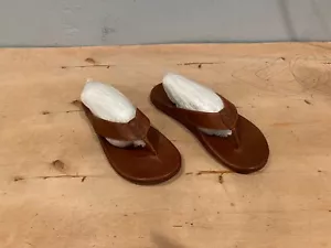 NWOT/B Olukai Men's Auinala Sandal , Toffee Leather , Size 11 - Picture 1 of 10