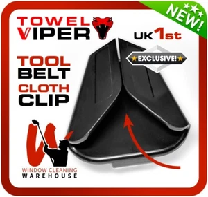Towel VIPER Cloth Clip Amazing Tool Belt Clipper f/ Microfibre Cloths Scrims Etc - Picture 1 of 1