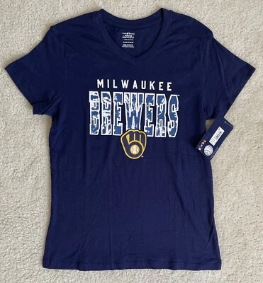 Camiseta MLB Milwaukee Brewers para niñas cuello redondo - XL 14-16 Foto 1 de 4